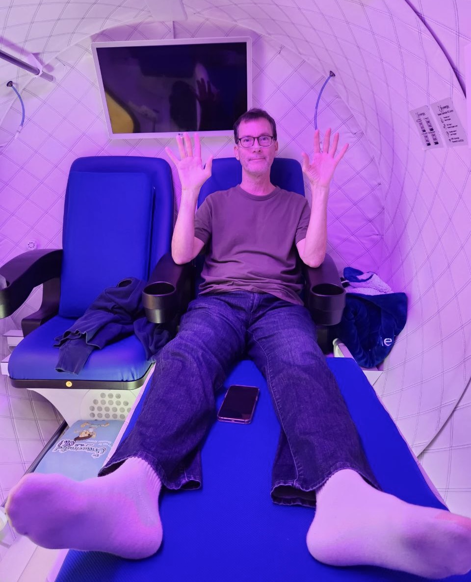 Hyperbaric Oxygen Treatment and Alcohol: 
If you've been following me for a while you'll know that I am doing hyperbaric oxygen treatments with Jamy for her Autism and I go inside with her. Well over a decade ago I stopped drinking alcohol because my kidneys would hurt a lot the