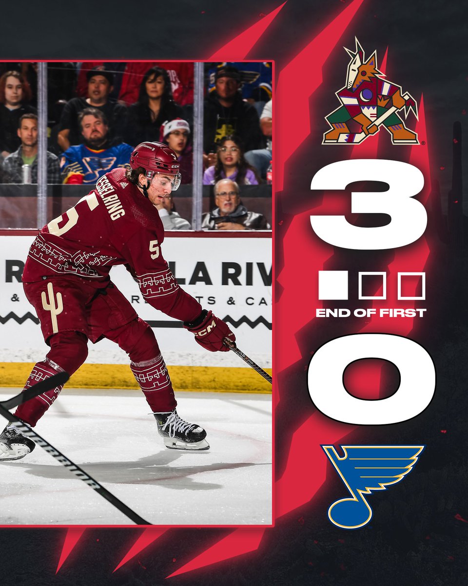 ArizonaCoyotes's tweet photo. Feelin' pretty good after the first frame 😏 https://t.co/oT4WzE5tbC