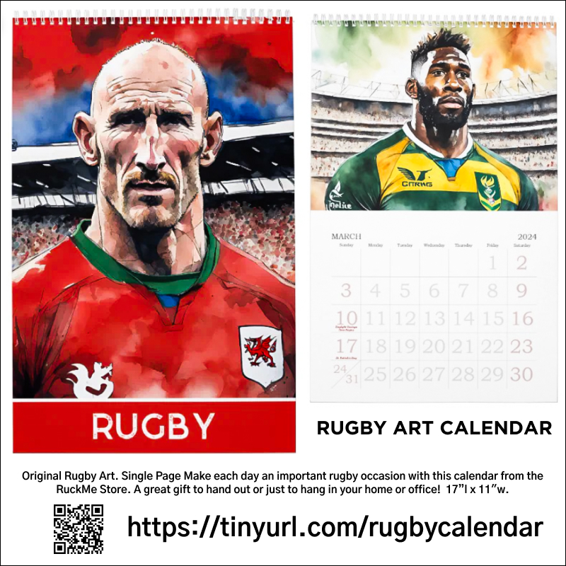 rugbyswag1's tweet photo. 🏉📆Rugby Art Calendar | Original Rugby Art | Make each day an important rugby occasion with this affordable calendar from the RuckMe Store | A great gift | 17”l x 11"w https://t.co/Eg2aYP5vTw #rugby #RugbyUnion #sports #Calendar #giftideas #gifts #zazzlemade https://t.co/PMbwXsTfe0