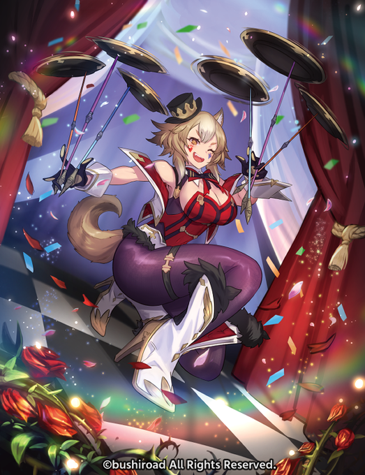 「カードファイト!! #ヴァンガード 」
05/12(金) 発売「フェスティバルブースター2023」で制作した【イントレピッド・スピナー】。
獣人系のサーカス団身体能力たかそうで、是非見てみたいですね 