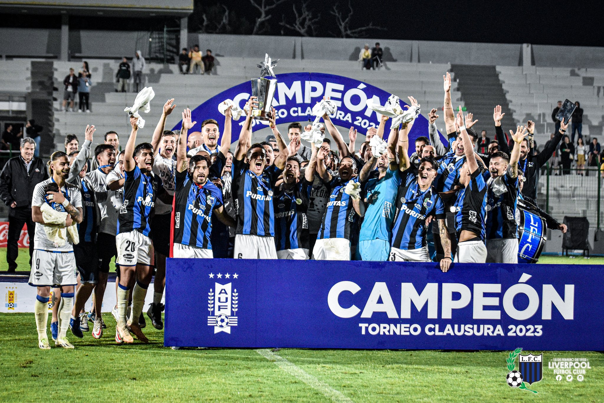 Liverpool es campeón del Torneo Clausura del fútbol en Uruguay, gracias al  empate de sus escoltas