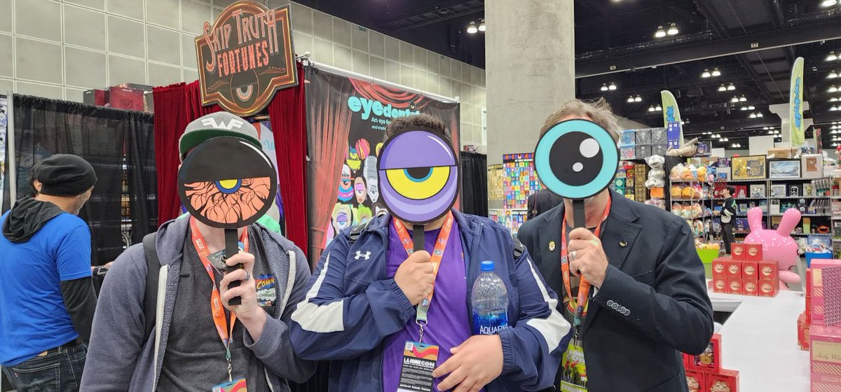 Another awesome day <a href="/comicconla/">Los Angeles Comic Con</a>!  <a href="/Skip__Truth/">Skip Truth</a>’s crystal ball has been seeing some rather interesting futures.