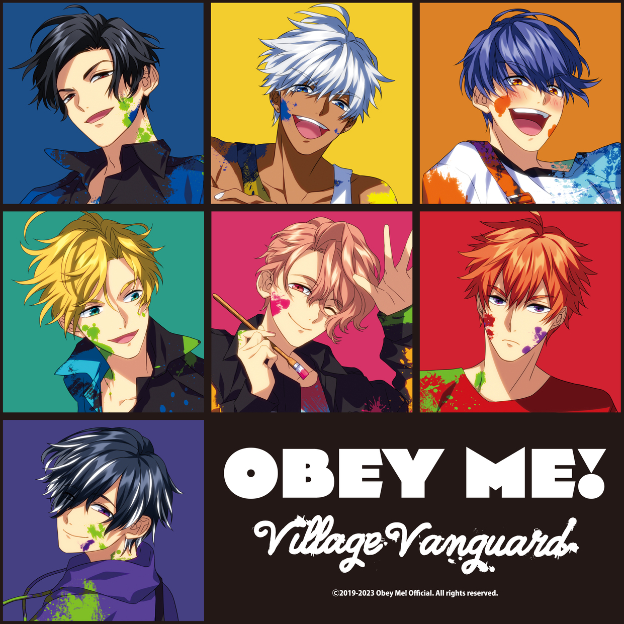 obeyme　おべいみー　ピンバッジセット Obey Me!×mixx garden カードぷちコレクション トレーディング