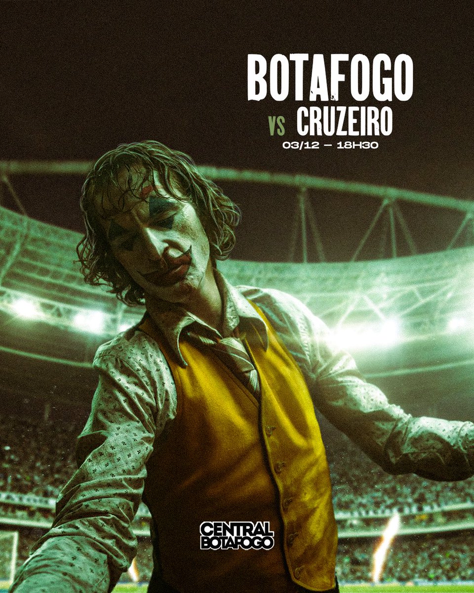CentralBotafogo's tweet photo. Hoje joga o COLOSSO

Hoje joga TITÃ

Hoje joga o PALHAÇO

Hoje joga o BOTAFOGO 🤡 https://t.co/eMO54fnX02