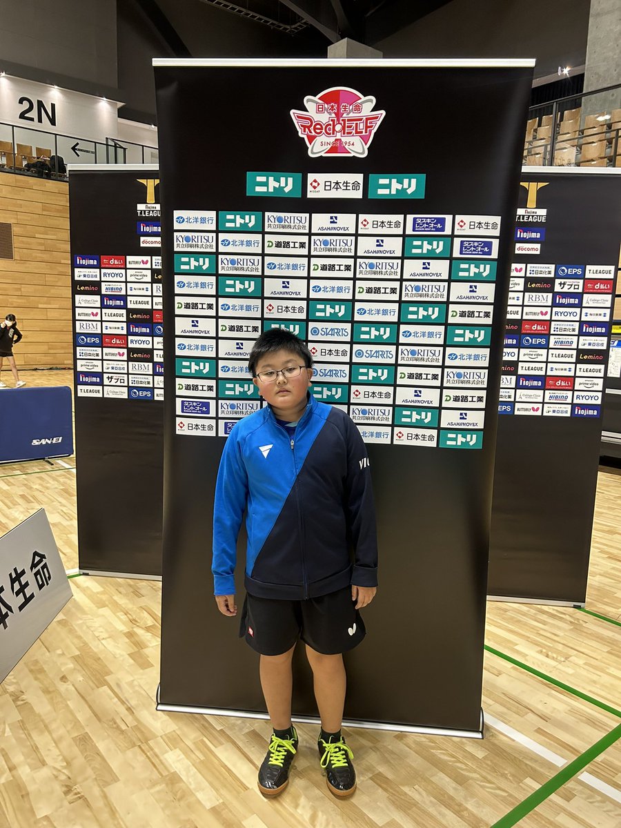 sunatakyuu's tweet photo. 2023.12.2日本生命レッドエルフ杯「小学生卓球大会���に招待され、参戦🏓
結果、決勝トーナメントは
いきましたが、Tリーグルールの10ー11ででやられましたね😅
その後、Tリーグ観戦チケット付き
なので、日本生命VS木下アビエルを観戦🏓
 #小学生 #卓球 #Tリーグ #札幌 #北ガスアリーナ https://t.co/N0cojQbmij