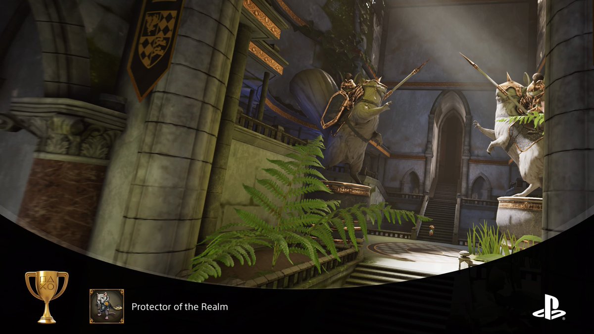 Newfoundterror's tweet photo. Moss is platinum #191 and 100% for the DLC. What an awesome little game. This is exactly what I want in a PSVR2 game. Can’t wait to start the sequel. #Platinum #PSVR2 #Moss #gamersunit #PlayStationTrophies https://t.co/e5imx4hftJ
