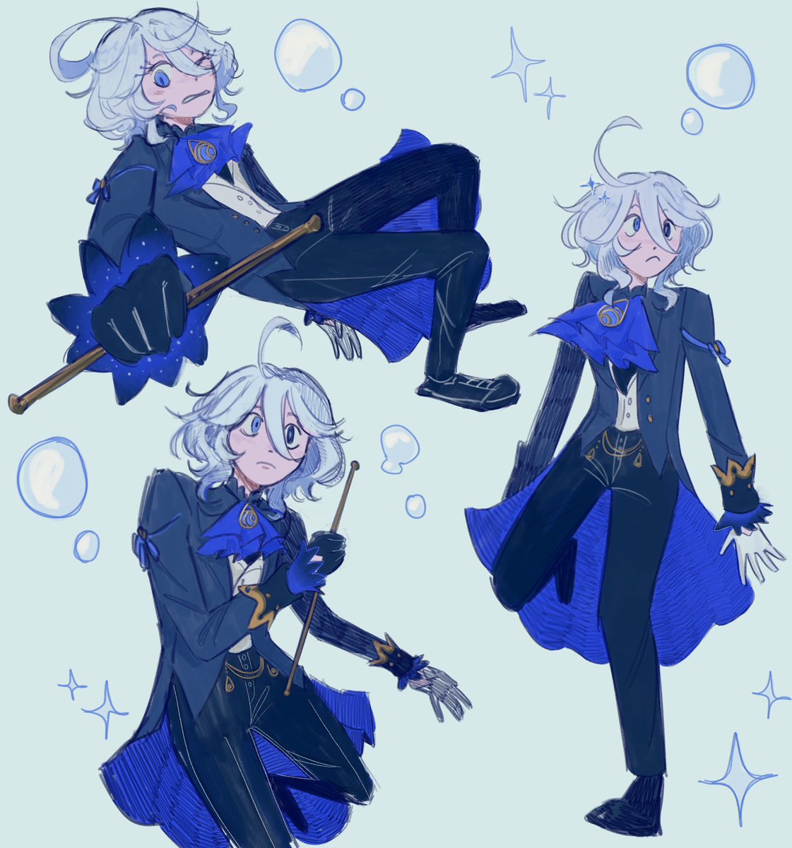 fourth member of the magic troupe ⁉️⁉️ #furina