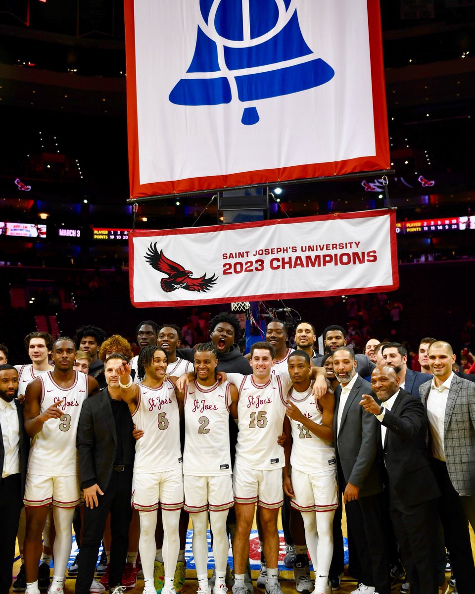Big5_Hoops's tweet image. 𝐁𝐈𝐆 𝟓 𝐂𝐇𝐀𝐌𝐏𝐈𝐎𝐍𝐒 🏆

Congrats to @SJUHawks_MBB on an incredible road to winning the inaugural #Big5Classic title!

#Big5Hoops