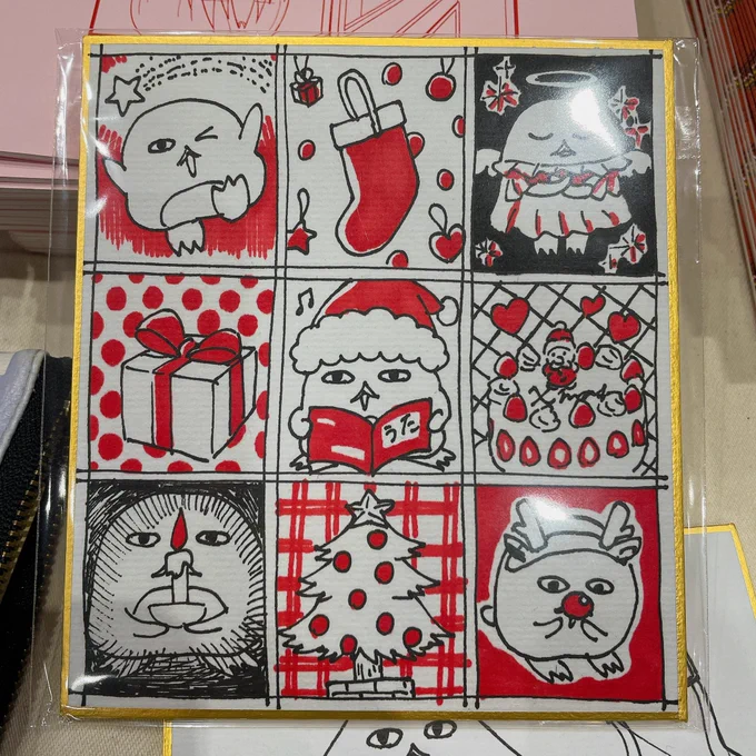 色紙買ってくださった方がわざわざスペースまで戻ってきてくれて写真撮らせて下さった!そしてペンニングも購入して頂きました ありがとうございます🙇‍♂️ 