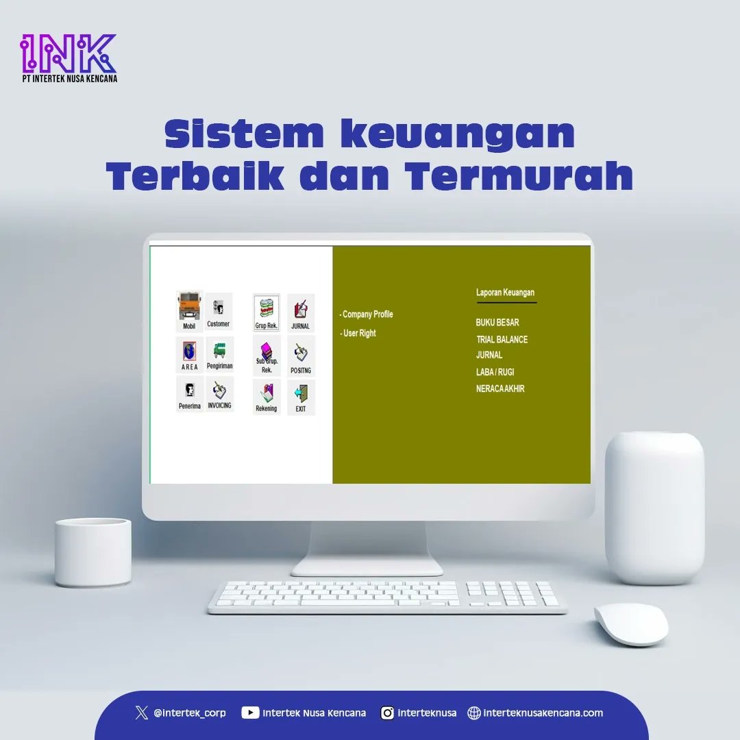 Intertek_corp's tweet photo. "Revitalizing Financial Management with Intertek Nusa Kencana: Smart, Affordable, and Accessible!" Intertek Nusa Kencana hadir sebagai solusi revolusioner untuk mempermudah perjalanan keuangan perusahaan Anda. 🚀💼
 Intertek Nusa Kencana menyederhanakan manajemen keuangan. https://t.co/SzfkufZXOH