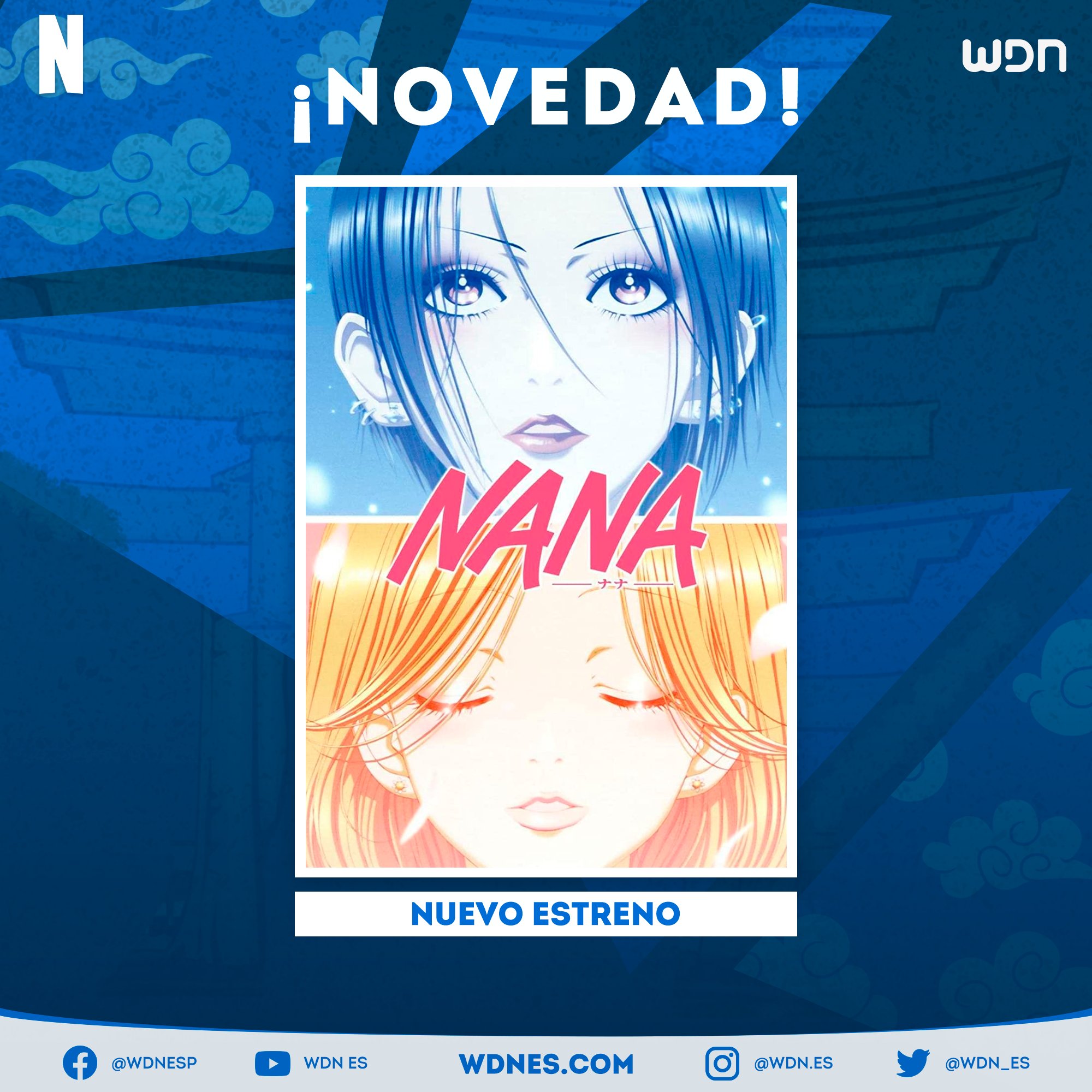 Animetrends - NANA llegará al catálogo de Netflix este 31 de diciembre de  2023. 🩷🖤 Fecha sujeta a cambios. #Nana #madhouse