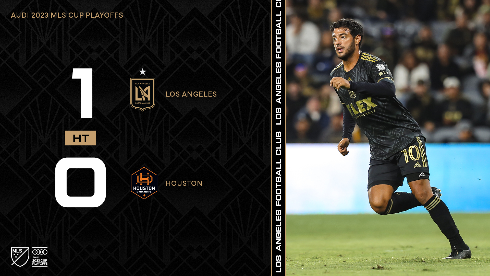 LAFC on X: Leading at half. #LAFCvHOU 1-0