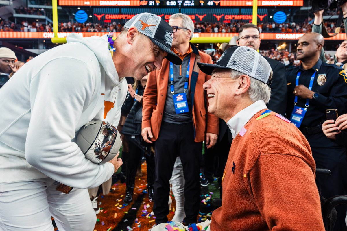 Congrats Coach Sark. The REAL Big 12 Coach of the year. #HookEm