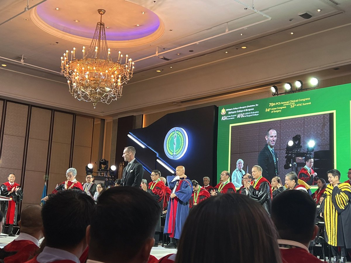 pscrs50's tweet photo. Happening NOW. Congratulations to @ScottRSteeleMD  for being conferred an honorary fellow of the Philippine College of Surgeons! Join us in the various presentations by our fellows in the PCS Annual Clinical Congress 2023! https://t.co/pIuH08l3YI