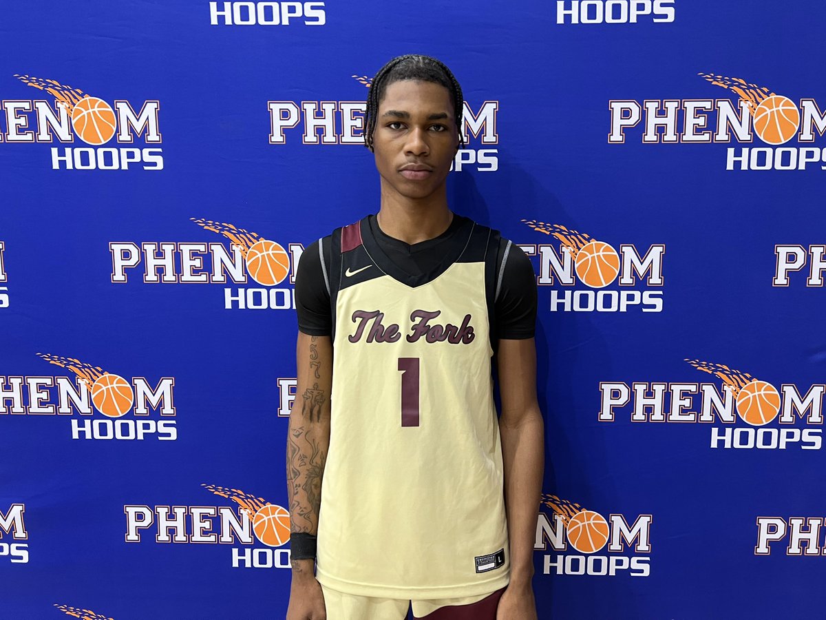 6’5 ‘24 Dashawn Lucas (King’s Fork) is doing an exceptional job of making his presence felt as a long, rugged, high-motor forward. Terrific rebounder. Makes multiple efforts on the glass. Finishing well around the rim. Should appeal to college coaches #TylerLewisHoopFest
