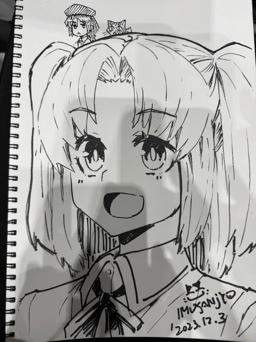 コミティアでさっちん描いた 