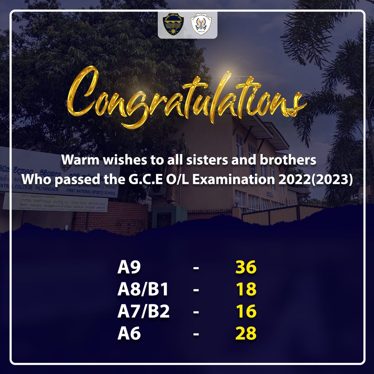 PCC_MU's tweet photo. 🎓 Celebrating success! 🌟 Proud to announce the outstanding G.C.E Ordinary Level exam results of our school. Kudos to the hard work and dedication of our brilliant students and teachers! 📚 🇷🇴

#media #PCC #pccmediaunit #Centralians #pccmu #socialmedia #CentralCollege https://t.co/UnMqcyHJrW