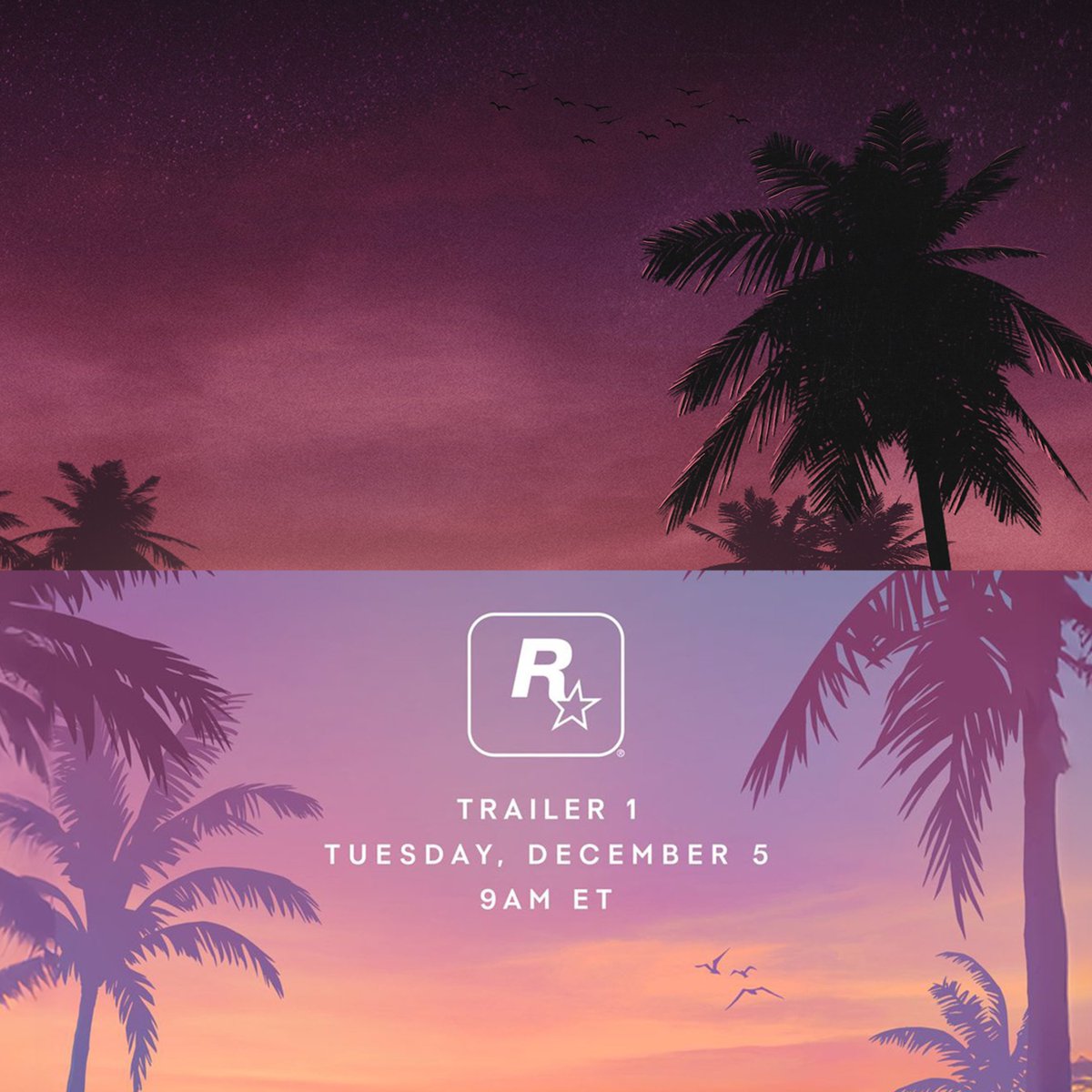Rockstar posted a teaser for the trailer of new GTA VI and it seems they were inspired by our album cover) Birds, palms and sunset✅

#talkingallnight #newalbum #rockstar #gta6 #gtavi #similarity #comparison #grandtheftauto #80s #vicecity #coverart