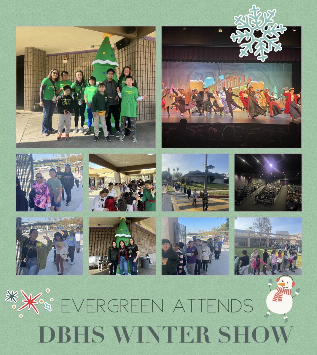 EvergreenWVUSD's tweet photo. A special shoutout to Diamond Bar High School for hosting Evergreen Elementary at their Winter Show! 🌟 Grateful for the opportunity to witness such talent from the DBHS Drama Program! Thank you, DBHS! #Evergreat @DiamondBarHS1 @WVUSD_Tweet @Gabe_Cardenas9 https://t.co/KBdnTd6sq7
