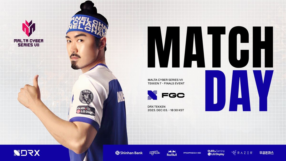 DRX_VALORANT's tweet photo. ๐ Malta Cyber Series VII
โ๏ธ The Finals Event
โฐ Dec. 03. 18:30 KST
๐บ https://t.co/VJAZeDqkZb
#DRXWIN #PaveTheWay #MCSVII https://t.co/s81ubBppOT