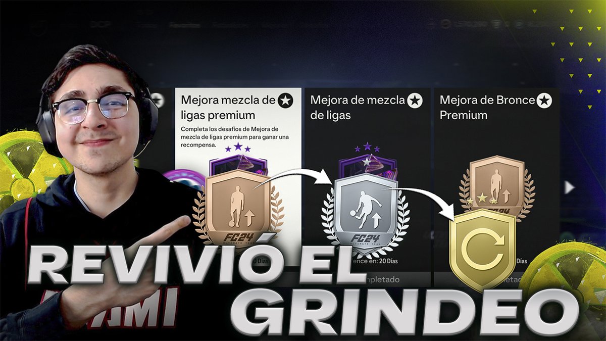 FraFilter's tweet image. NUEVO VIDEO!!!
TUTORIAL DE GRINDEO CON LAS NUEVAS MEJORAS ✅  Grindeo de LIGAS, 3 MÉTODOS DIFERENTES 🧩  FIFA 23
youtu.be/XsnuAcjWDck