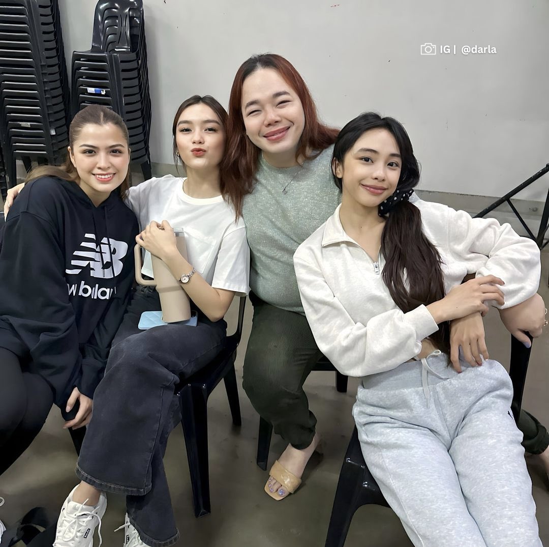 TV5manila's tweet photo. Pretty ladies even when dressed down for ASAP Natin 'To rehearsals! 😍

Abangan sina Alexa Ilacad, Francine Diaz, at Maymay Entrata sa #ASAPonTV5, 12NN sa #WeekendTripTV5!

📸: IG | @darla https://t.co/VBVutZzJg6