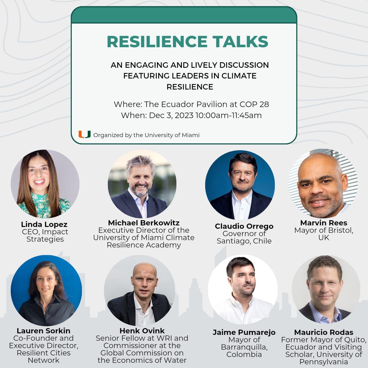 Don't miss this real talk on how we can catalyze resilience at scale today. Join us @COP28_UAE for this discussion about what's really needed to chart a course for the future of resilience action and investment. B3-32, adjacent to Panama Pavilion.