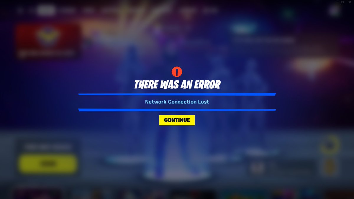 FrostyUsername's tweet photo. @EpicGames @FortniteGame fuck you guys I waited for this event 3 times in one day and got the same screen 3 times because you guys have horrible servers. https://t.co/t0vON1aRK7