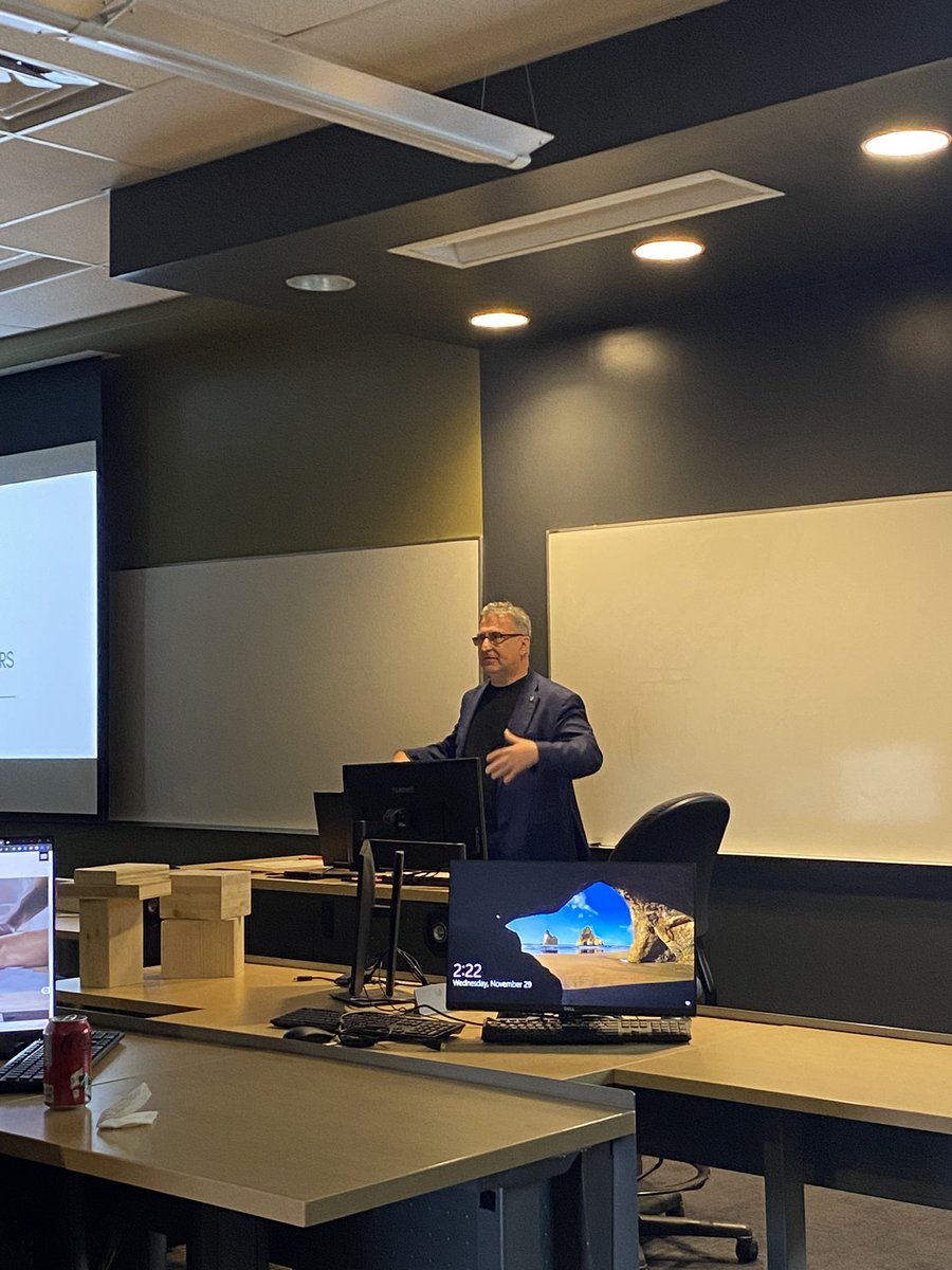 atsasait's tweet photo. "Picking the source of material is as important as picking the material" - Tony Mammone

Delving into the world of timber🪵. Huge thanks to Tony of Mass Timber Services for providing AT Student’s enriching knowledge on the uses of Timber at our recent Lunch &amp; Learn!🪵📚 https://t.co/nbQuT7aQym