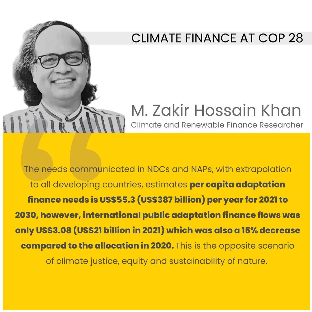 EnergywatchBD's tweet photo. COP28 must prioritize people, livelihoods, and ecosystems in the Global Goal on Climate Adaptation framework.COP28 must mobilize climate funds urgently and as obligatory.
#EndFossilFuels #CarbonCaptureTruth #ClimateFinanceNow #COP28UAE π
https://t.co/ks2nBDH3Ls https://t.co/tR5zWCrWZ6