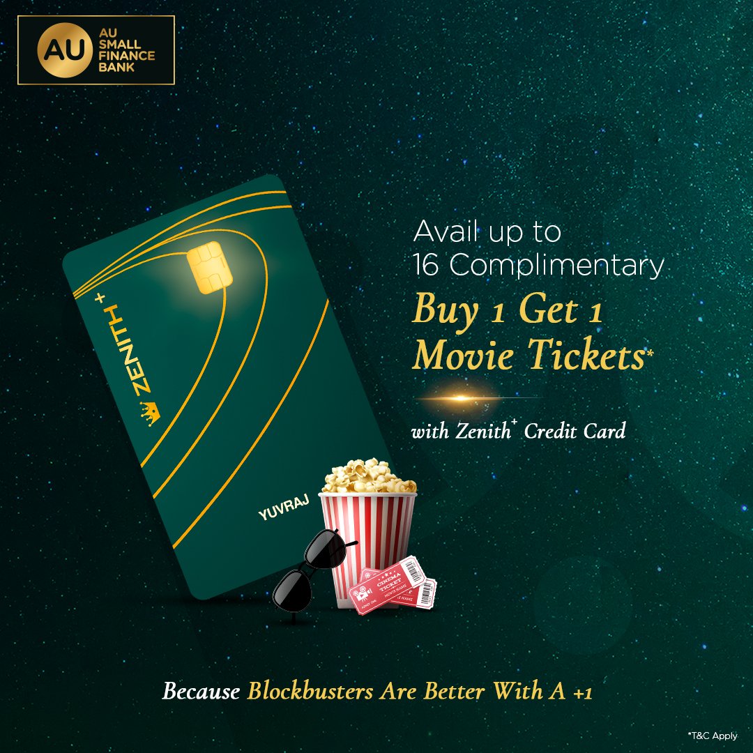 aubankindia's tweet photo. Embark on a journey to a lifestyle defined by unparalleled benefits. From 8 complimentary golf lessons annually to 16 exclusive movie/event tickets, our Zenith+ Credit Card redefines luxury.
#ZenithPlus #MetalCreditCard #NewAgeRoyal #RedefineLuxury https://t.co/vRI69Pe176