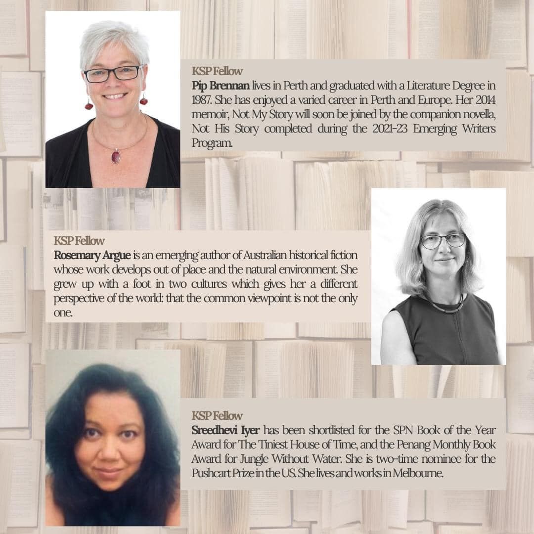 nonfictionLab's tweet image. Congrats to Dr @SreedheviIyer who has been awarded the KSP Fellowship 2024 by  @KSP_Writers. The Fellowship entails a writing residency at the KSP Writers Centre in Perth #WritingInAustralia #writingcommunity