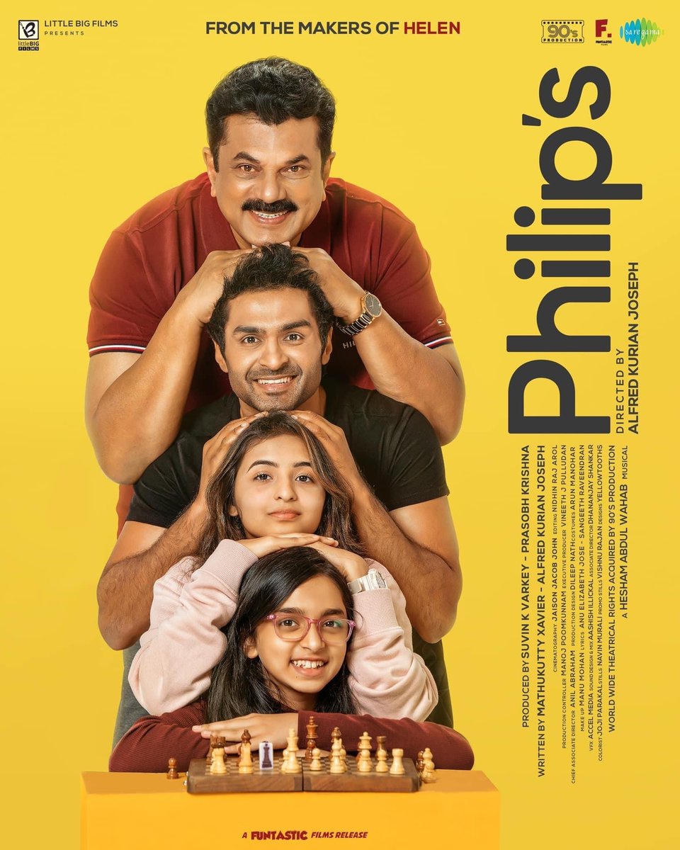 MDS_Media_7154's tweet photo. Check Out Poster For PHILIP'S (2023)
This Movie Has Been Released The Day Before Yesterday #mukesh #noblebabuthomas #navanidevanand #quinnvipin #sreedhanya #drama #family #alfredkurianjoseph #littlebigfilms #90sproduction #funtasticfilms #poster #movie2023 https://t.co/wH8Zgag3Yi