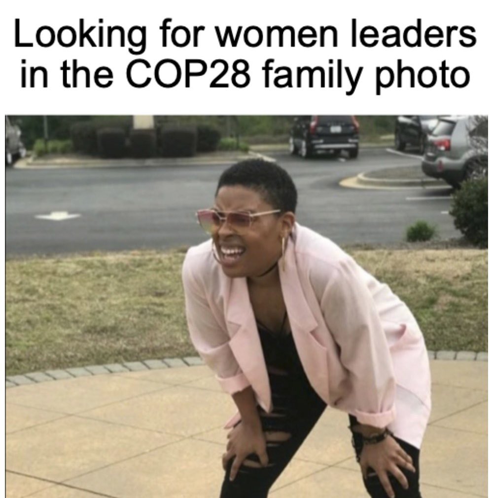 CopTherapist's tweet photo. I think I see one 
#COP28 https://t.co/CGsfb9hpo9