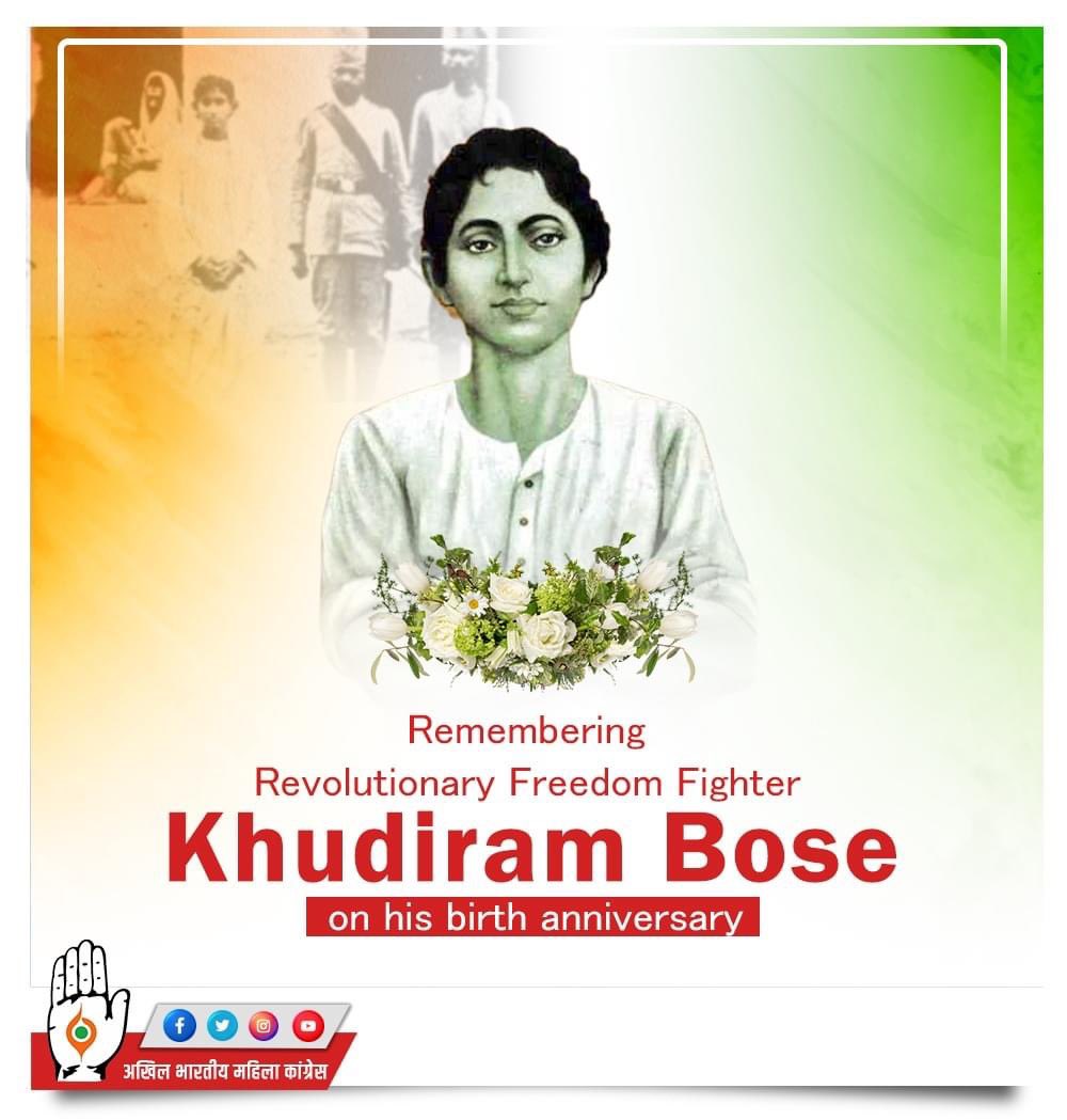 We honour the young revolutionary freedom fighter, Khudiram Bose who sacrificed his life at the age of just 18. 

His valour, determination & dedication would inspire generations to come.

#KhudiramBose