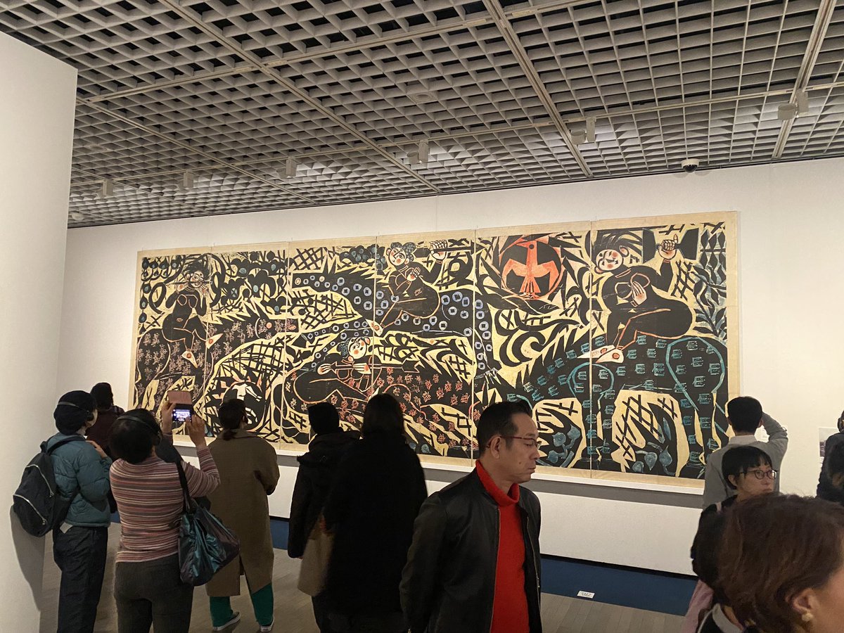 Aboranchi's tweet photo. 有り余る情熱と飽くなき探究心。
絵筆と彫刻刀が踊り狂っている、
咲き誇っている。圧巻。

#棟方志功 展
#メイキング・オ��・ムナカタ https://t.co/rpMDlWUKZb
