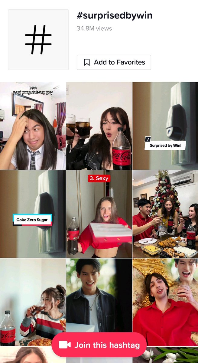 win_trend's tweet image. New trend on TikTok " #SurprisedbyWin #RecipeForMagic " already has 34.8 Million views within 2 hours 😳🔥

#WINxCocaCola #Cocacola
#winmetawin @winmetawin 
#snowballpower