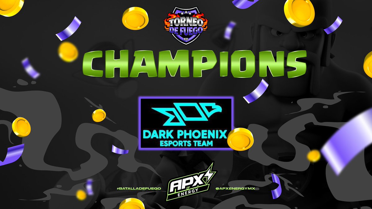 TorneoDeFuego's tweet image. TORNEO DE FUEGO: 12th Season

Congrats DARK PHOENIX our new champion!!