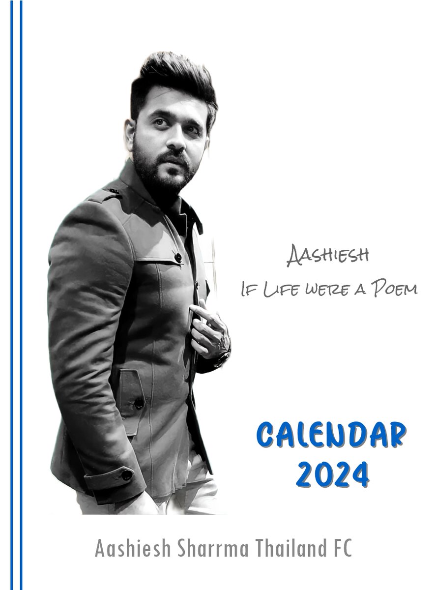 Aashiesh Sharrma FC-THAILAND 🇹🇭🇹🇭🇹🇭 (@ashishthaifans) on Twitter photo Aashiesh Sharrma Calendar 2024
Size 6 x 8 inches
You can download and print it yourself. 😊
This year I'd like to include Aashiesh's quotes on the calendar.
<a href="/ashish30sharma/">Aashiesh Sharrma</a>
#AashieshSharrma #AshishSharma #AashieshCalendar2024 Aashiesh Sharrma Calendar 2024
Size 6 x 8 inches
You can download and print it yourself. 😊
This year I'd like to include Aashiesh's quotes on the calendar.
<a href="/ashish30sharma/">Aashiesh Sharrma</a>
#AashieshSharrma #AshishSharma #AashieshCalendar2024