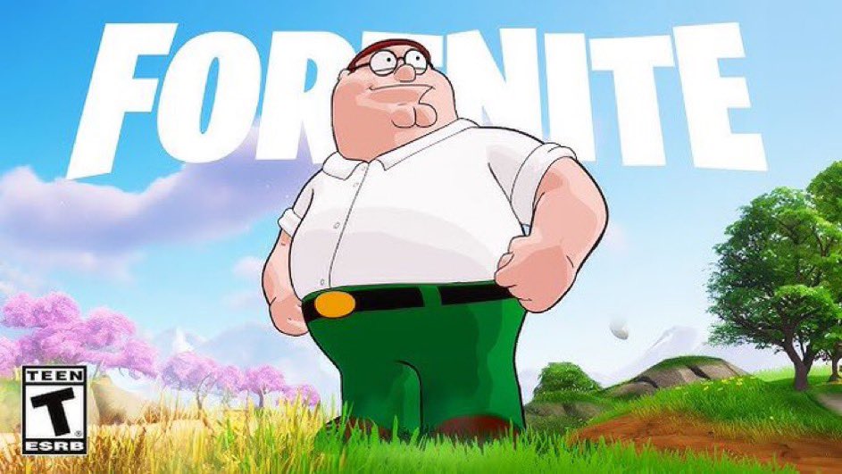 nintenboss's tweet photo. Who needs 13,500 vbucks to get Peter Griffin on Day 1? 👀 

Show me you’re ready 🔥 https://t.co/7drtxpw1rB