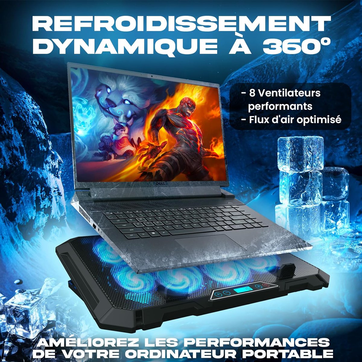 Jour 3 du calendrier de l'avent 🎅 et pour faire encore descendre la température (comme si cela ne suffisait pas ... 🥶).

Tentez de gagner notre refroidisseur pour ordinateur portable #KLIM V8 !

RT + Follow <a href="/KLIMTechs/">KLIM</a>

TAS aujourd'hui à 18h !

➡️amazon.fr/dp/B0C23XX8NZ