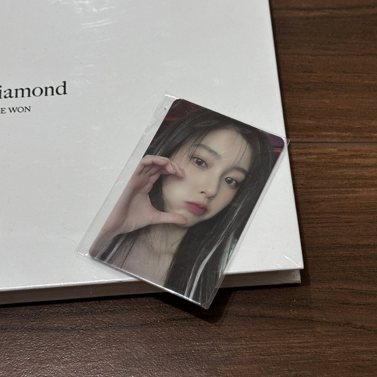 hallyupotter's tweet photo. wts izone ph

kang hyewon - like a diamond 
₱1000 photobook + photocard

mod: lalamove priority, j&amp;t, flash
mop: gcash maya bdo paypal

— payo (prio), dop (3 days) https://t.co/uCz3y6eWK6