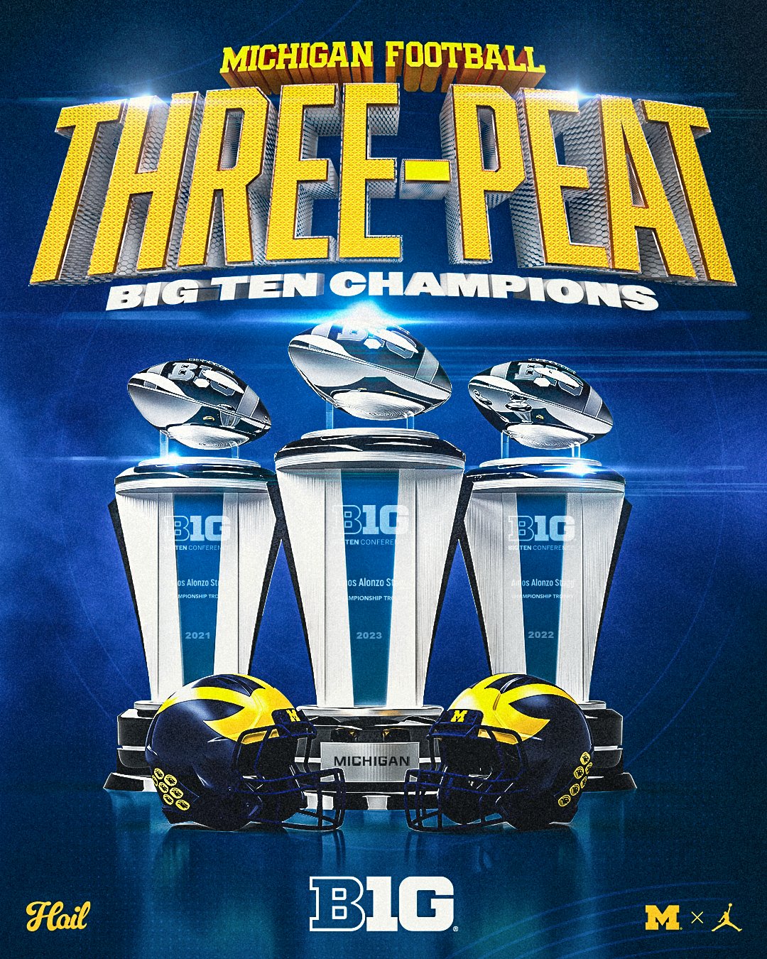 Michigan Football on X: For the 44th time in program history, the Michigan  Wolverines are Big Ten champions! #GoBlue  / X