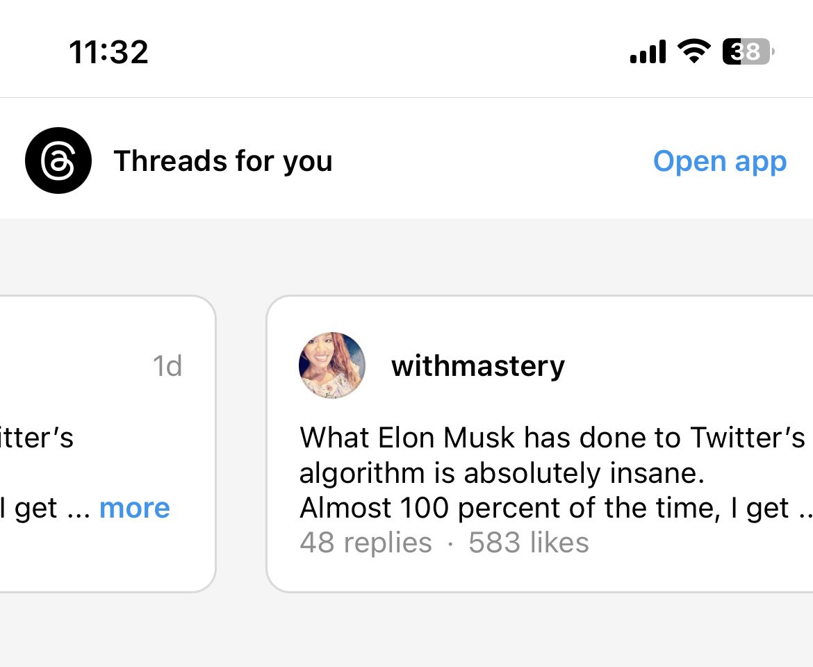 LoopofCoop's tweet photo. I don’t have threads but here are my suggested threads from IG. Interesting theme… @elonmusk @theallinpod @joerogan @JTLonsdale https://t.co/s7RBIo6SpI