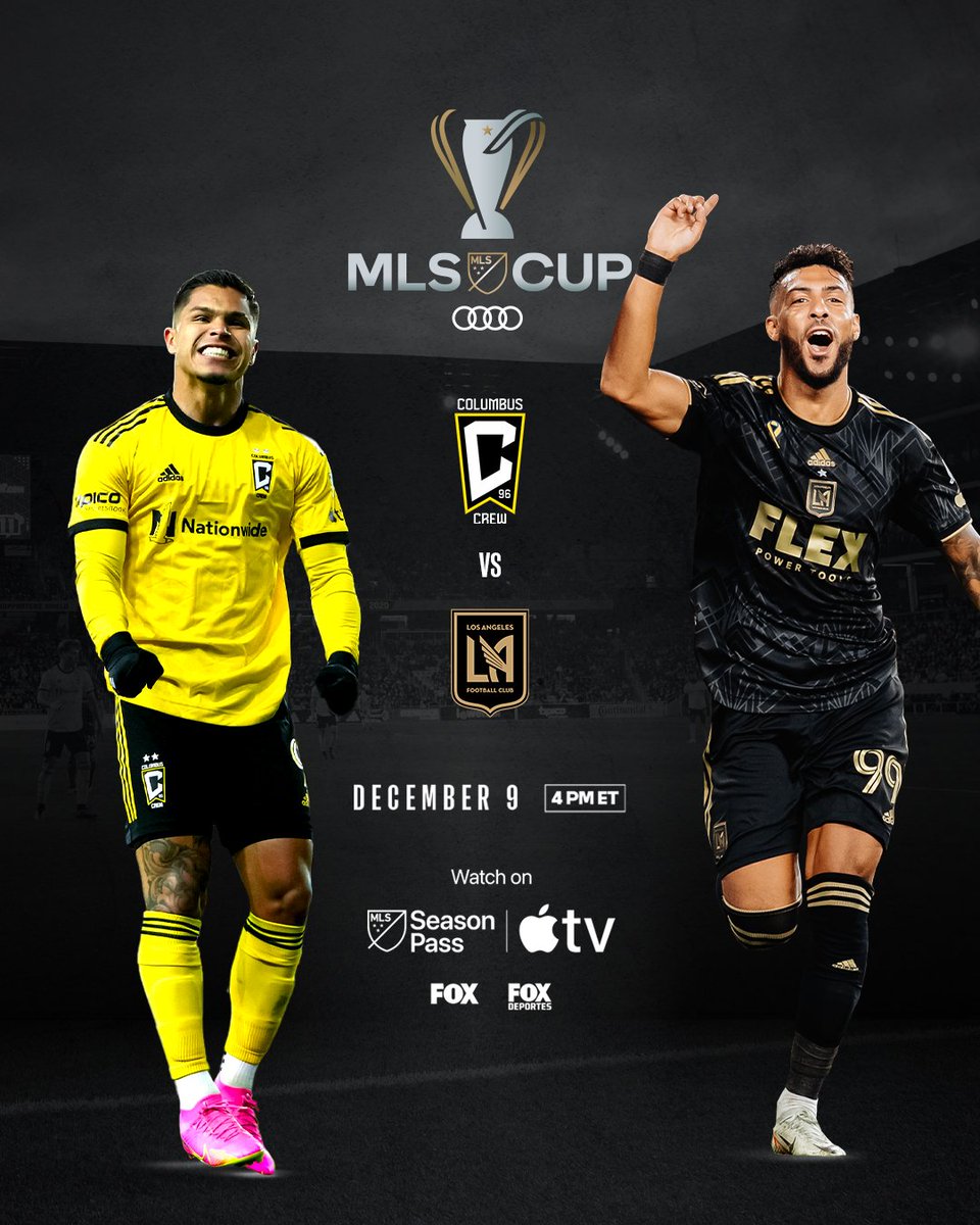 It all comes down to this. 🍿

Crew. LAFC. MLS Cup. December 9.