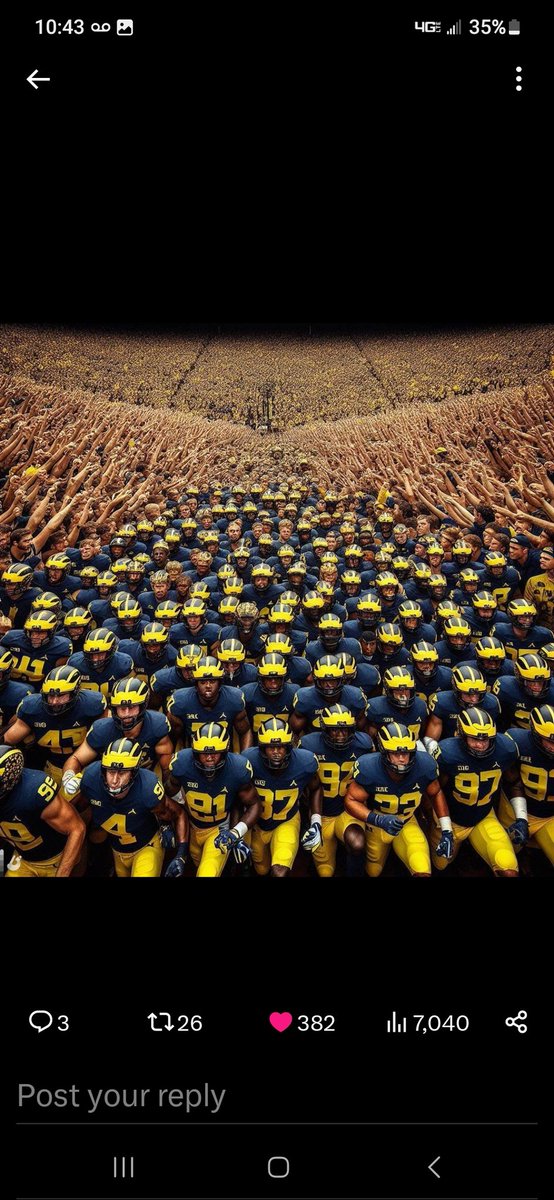 Larry_Allen_'s tweet photo. Back To Back To Back... #GoBlue https://t.co/euPFPESZSc