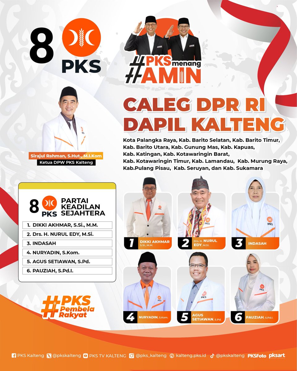 Pahari jadikan Caleg DPR RI PKS Dapil Kalteng menjadi Pilihan Kita Semua.
#PKSKalteng
#PKSPelayanRakyat 
#kalteng
#PalangkaRaya
#Katingan
#GunungMas
#Seruyan
#Kotim
#kotawaringinbarat 
#Lamandau
#Sukamara
#baritoselatan 
#baritoutara
#baritotimur
#murungraya
#pulangpisau
#kapuas