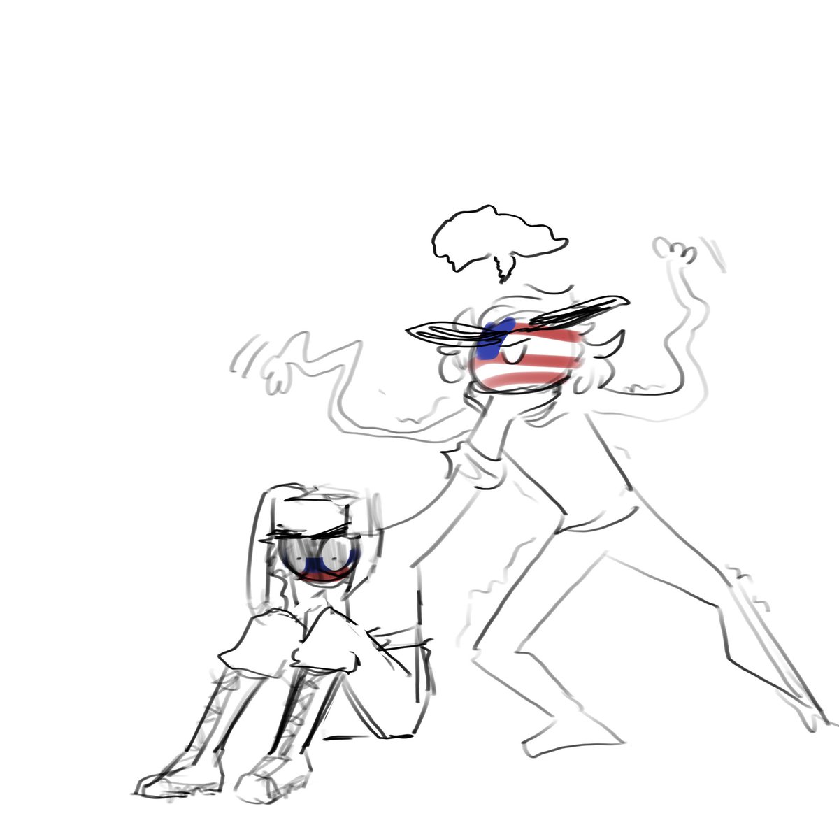 They're friends, I swear