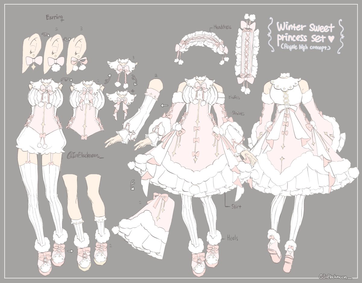 ImBlackmoon_'s tweet photo. 🩷Winter sweet princess set🩷
winter set concept for #royalehigh !

#royalehighconcept https://t.co/LLeYG9auWe