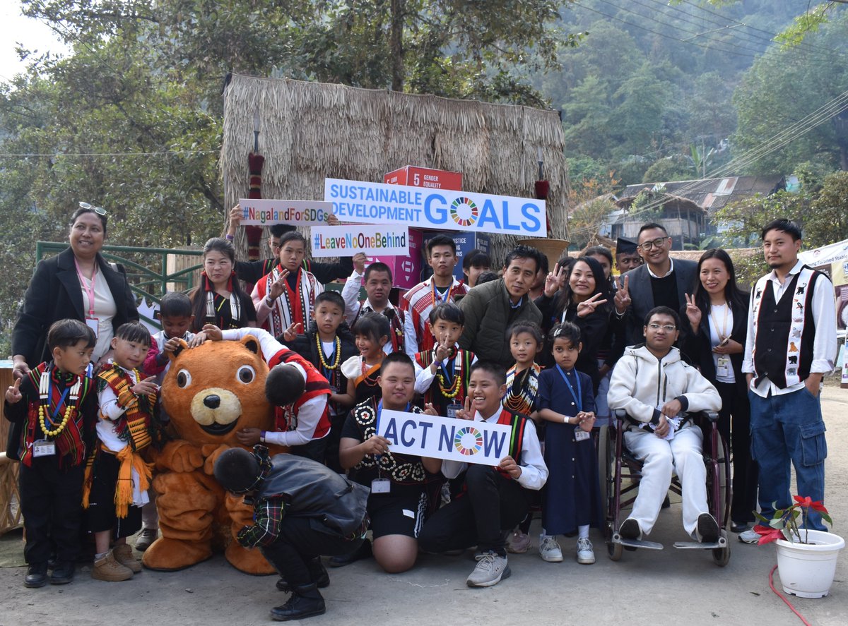 #Day2 highlights of the 'SDG One Stop Destination' at the #HornbillFestival2023. Enjoy games, quizzes and much more while learning about the #GlobalGoals. Participants stand a chance to win sustainable goodie bags. @MyGovNagaland @tourismdeptgon @Nayanask